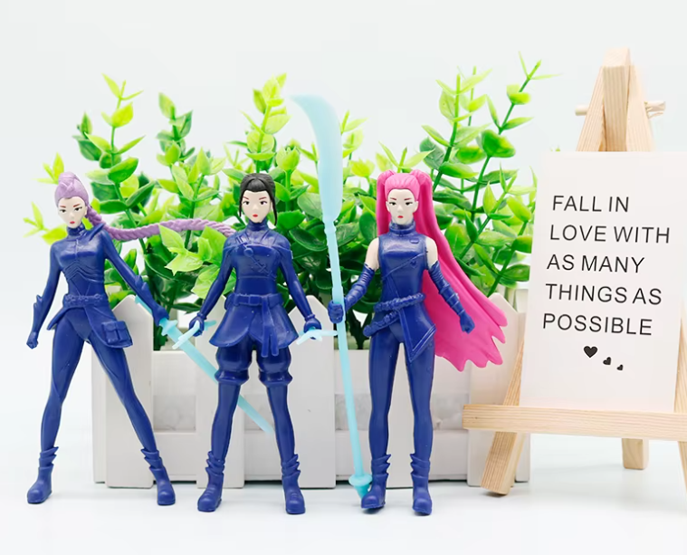 5pcs/Set Kpop Demon Hunters Figure Model Toy