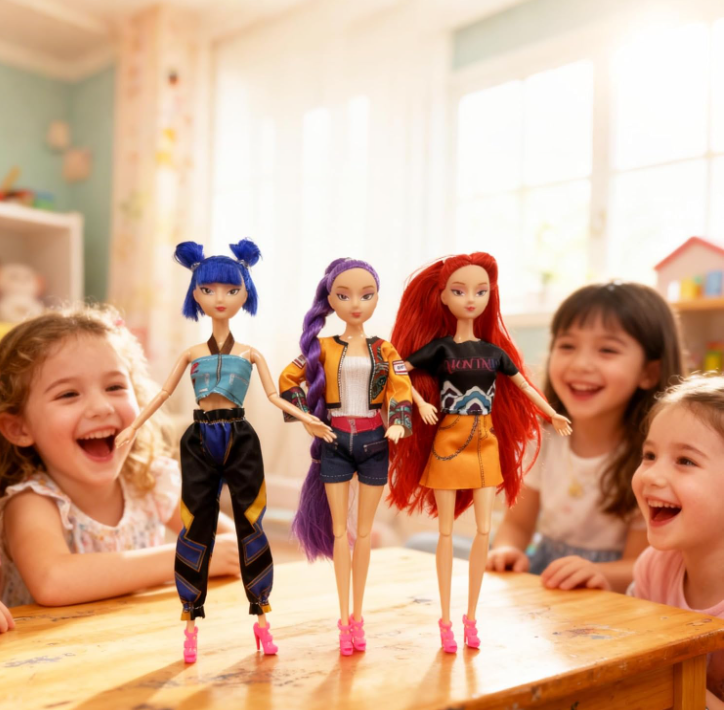 Set Kpop Demon Hunters Figure Model Toy