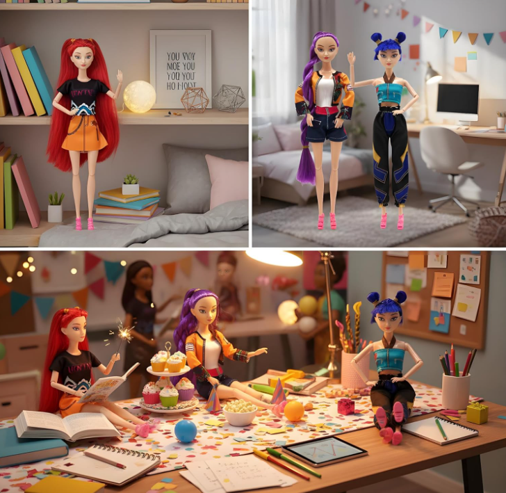 Set Kpop Demon Hunters Figure Model Toy