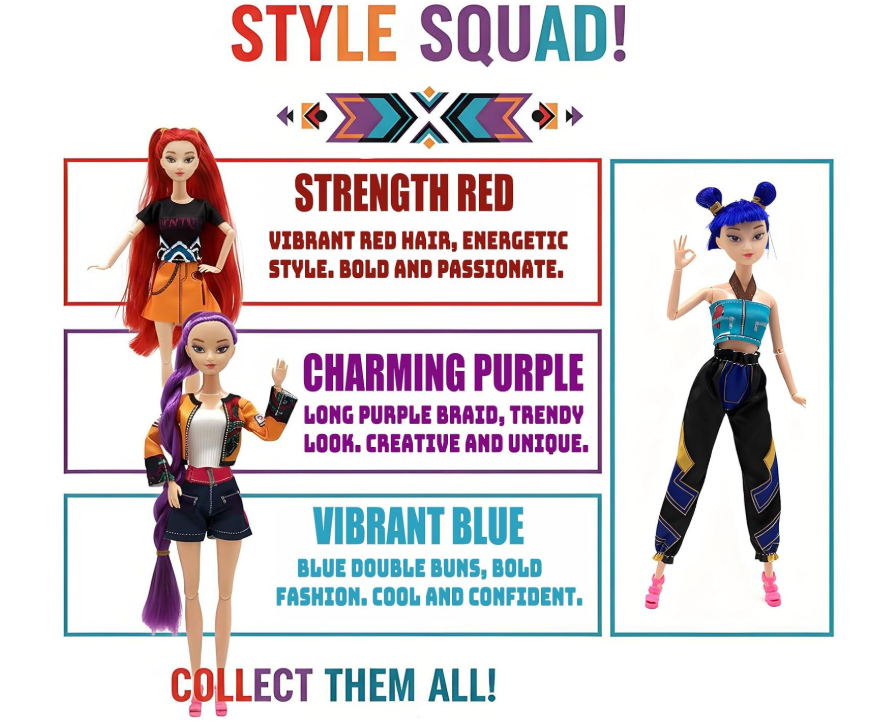 Set Kpop Demon Hunters Figure Model Toy