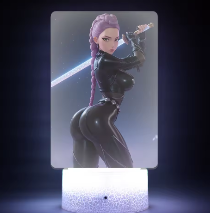 K-POP chasseurs de démons Kawaii Zoe Mira Rumi Saja garçons Superstar lumière monochrome télécommande 16 couleurs lumière veilleuse