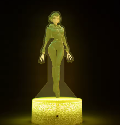 K-POP chasseurs de démons Kawaii Zoe Mira Rumi Saja garçons Superstar lumière monochrome télécommande 16 couleurs lumière veilleuse