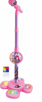 Kpop Demon Music Microphone Jouet pour enfants avec microphone léger Peut jouer des chansons Jouet Cadeaux d'Halloween et de Noël pour les enfants